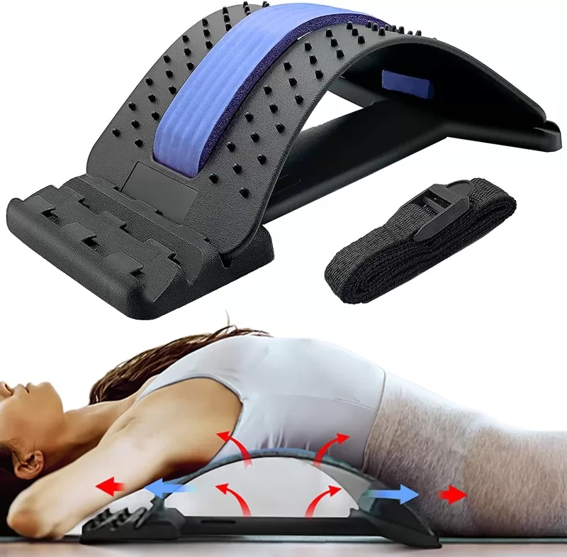 Lumbar Lift Lower Back Stretcher & Massager