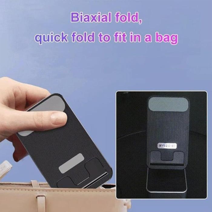 3 In 1 Multifunctional Foldable 360° Rotation Phone Holder With Bluetooth Speaker & Power Bank