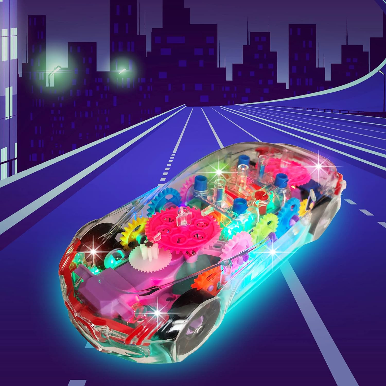Transparent Car Toy for Kids